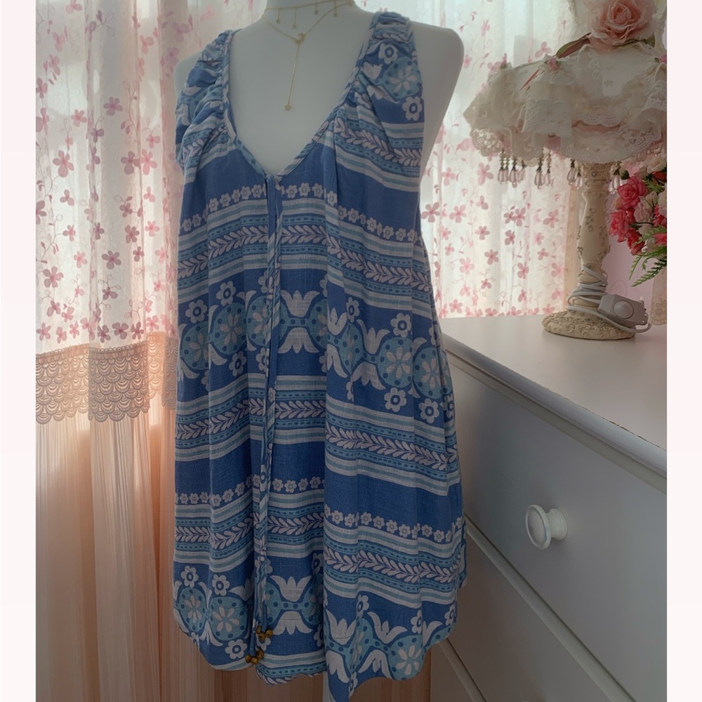 Free People Women's Fisher V-Neck Sleeveless Mini Dress - Picture 8 of 10